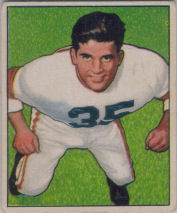 Alex Agase Rookie 1950 Bowman #7 football card