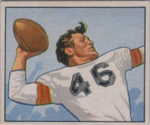 Ken Carpenter Rookie 1950 Bowman #115 football card