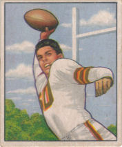 Otto Graham Rookie 1950 Bowman #45 football card