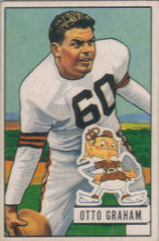 Otto Graham 1951 Bowman #2 football card