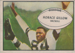Horace Gillom 1953 Bowman #40 football card