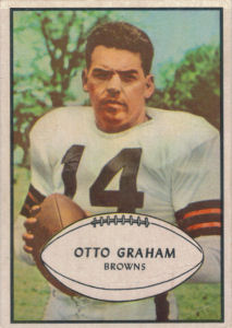 Otto Graham 1953 Bowman #26 football card