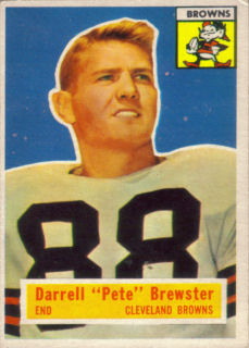 Darrel Brewster 1956 Topps #21 football card