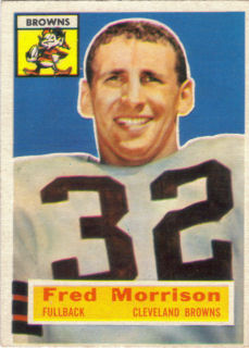 Fred Morrison 1956 Topps #81 football card