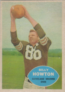 Billy Howton 1960 Topps #27 football card