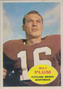 Milt Plum 1960 Topps #22 football card