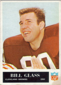 Bill Glass 1965 Philadelphia #33 football card