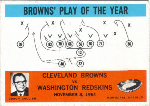 Browns 1964 Play of the Year 1965 Philadelphia #42 football card