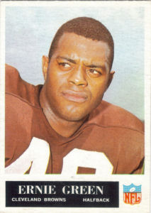 Ernie Green 1965 Philadelphia #34 football card