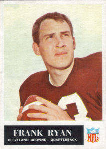 Frank Ryan 1965 Philadelphia #39 football card