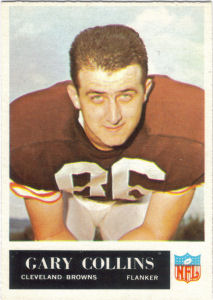Gary Collins 1965 Philadelphia #32 football card