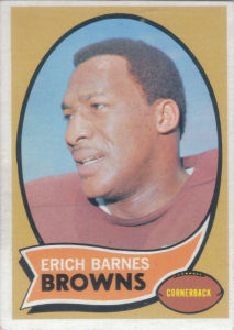 Erich Barnes 1970 Topps #8 football card