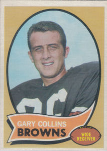 Gary Collins 1970 Topps #169 football card