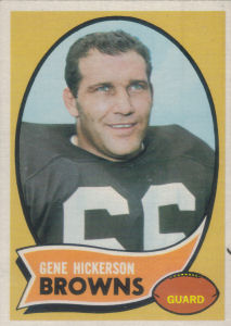 Gene Hickerson 1970 Topps #233 football card