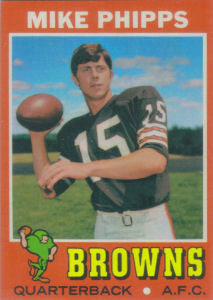 Mike Phipps Rookie 1971 Topps #131 football card
