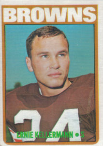 Ernie Kellerman 1972 Topps #162 football card