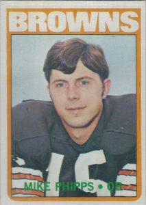 Mike Phipps 1972 Topps #96 football card