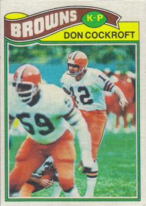 Don Cockroft 1977 Topps #304 football card