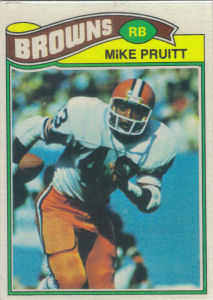 Mike Pruitt Rookie 1977 Topps #444 football card