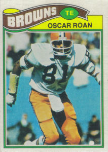 Oscar Roan 1977 Topps #496 football card