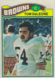Tom DeLeone 1977 Topps #283 football card