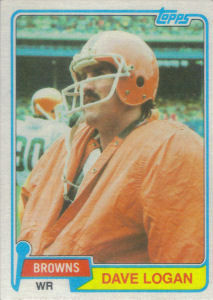 Dave Logan 1981 Topps #325 football card