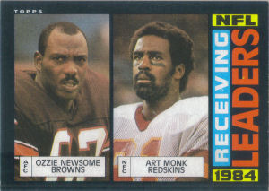 NFL Receiving Leaders 1985 Topps #193 football card