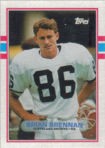 Brian Brennan 1989 Topps #146 football card