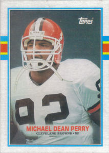 Michael Dean Perry Rookie 1989 Topps #148 football card