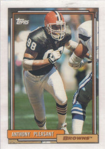 Anthony Pleasant 1992 Topps #536 football card