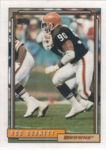 Rob Burnett 1992 Topps #281 football card
