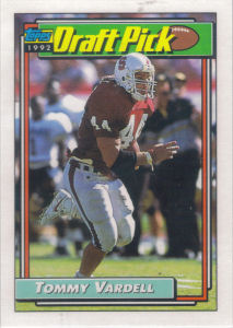 Tommy Vardell Rookie 1992 Topps #271 football card