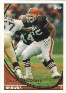 Gene Williams Rookie 1994 Topps #628 football card