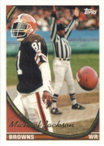Michael Jackson 1994 Topps #483 football card