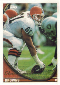 Steve Everitt 1994 Topps #590 football card