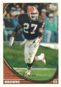 Stevon Moore Rookie 1994 Topps #339 football card