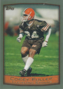 Corey Fuller 1999 Topps #62 football card