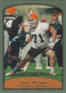 Jim Pyne Expansion Draft 1999 Topps #326 football card