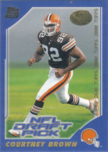 Courtney Brown Rookie 2000 Topps #373 football card