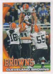 Browns Team Leaders 2010 Topps #377 football card