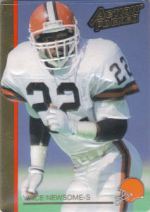 Vince Newsome 1992 Action Packed #43 football card