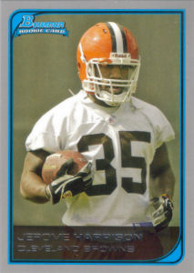 Jerome Harrison Rookie 2006 Bowman #124 football card
