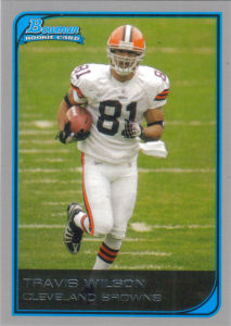 Travis Wilson Rookie 2006 Bowman #134 football card
