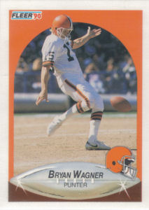 Bryan Wagner 1990 Fleer #59 football card