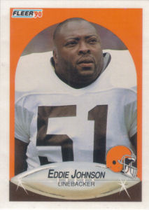 Eddie Johnson Update 1990 Fleer #U-32 football card