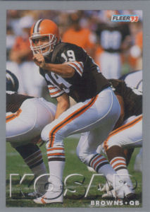 Bernie Kosar 1993 FACT Fleer Shell #65 football card