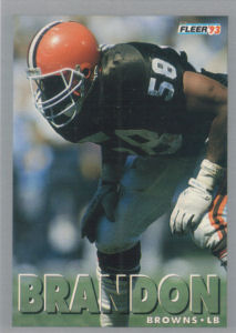 David Brandon 1993 Fleer #404 football card