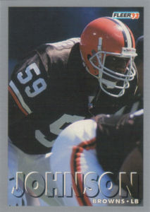 Mike Johnson 1993 Fleer #184 football card