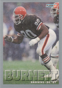 Rob Burnett 1993 Fleer #164 football card