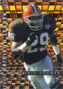 Eric Turner Gridiron Leader 1995 Fleer #8 of 10 football card